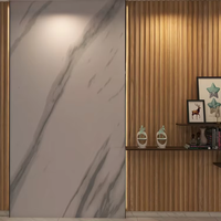 Panneaux muraux 3D en WPC imperméables modernes au prix d'usine pour la décoration intérieure