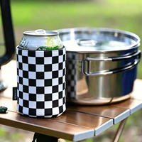 Vente en gros/sur mesure : Manchon isotherme en néoprène pour canettes de bière et de soda de 12 oz, avec impression par transfert thermique, 8 modèles