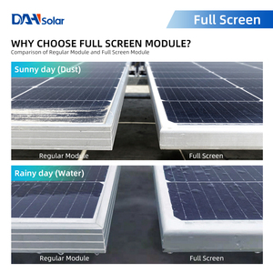 Module solaire monocristallin haute efficacité de type N 440W à écran plein dans l'entrepôt européen DHN-T56X16/FS(BW) Panneau solaire monocristallin - Product Image 6