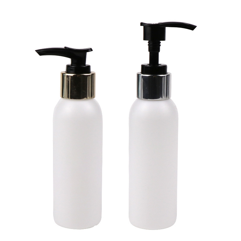 Factory sell 100ml 200ml hand wash liquid soap bottles plastic cosmetic container, body lotion bottle with pump