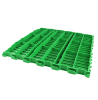 Plaque de drainage en plastique PP souple haute résistance à assemblage facile pour fermes de porcs, vaches, poulets et lapins