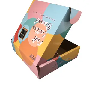 Caixa de papelão personalizada para embalagem, caixa postal de 10*7*5 "", caixa de exibição, caixas de papel para embalagem