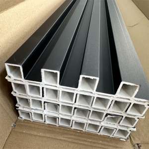 Panneau mural WPC cannelé moderne, imperméable et ignifuge, imitation bois, pour décoration intérieure d'hôtels, salles de bain et chambres. - Product Image 2