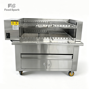 <span class=keywords><strong>Asador</strong></span> Giratorio Comercial <span class=keywords><strong>de</strong></span> Acero Inoxidable Tipo Abierto para Asados Brasileños - Product Image 1