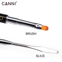 Venalisa — brosse à ongles Double tête en acrylique, outil de manucure Gel, Poly épais, pour Nail Art, 2020