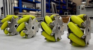 SS Edelstahl <span class=keywords><strong>Mecanum</strong></span> Rollen roboter <span class=keywords><strong>Mecanum</strong></span> Rad <span class=keywords><strong>5</strong></span> Zoll 127mm - Product Image 3