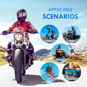 Auriculares Inalámbricos para Casco de Motocicleta Y50 Big Bettery 1800MAH, para Escuchar Música, Impermeables IPX6, Llamadas Telefónicas, Accesorios para Motocicleta - Product Image 4