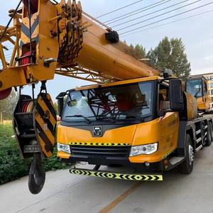 Grue sur chenilles d'occasion XCT35 de 35 tonnes avec moteur et pompe, montée sur camion, marque chinoise la plus vendue - Product Image 4