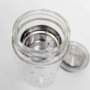 Tasse en verre borosilicate à double paroi grande capacité, portable, isolée thermiquement, pour femmes, hommes, bureau, tasse à thé, mug à eau Star - Product Image 3