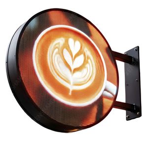 Insegna LED Circolare 500mm 700mm con Controllo WiFi Tramite App, Plug and Play per Negozi e Facciate Commerciali - Product Image 1