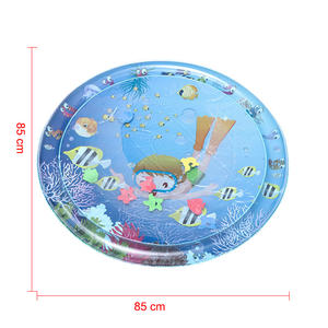 Estera de agua para el tiempo de barriga de varias etapas, Centro de Actividades inflable redondo que promueve el <span class=keywords><strong>desarrollo</strong></span> <span class=keywords><strong>motor</strong></span> y sensorial del bebé, juego de cultivo - Product Image 6