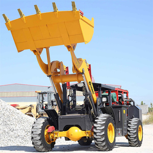 Factory Price Construction Excavator Loader 4x4 Mini Front End Wheeled Loader with 6 Ton Rated Load <b>Small</b> <b>Wheel</b> Loader for Sale - Product Image 4