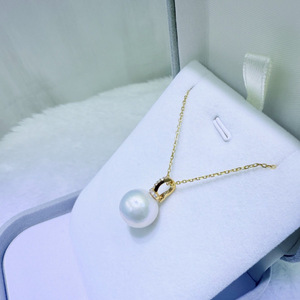 Collar de Perlas de Agua Dulce de Zhuji, Plata Pura Casi Impecable de 12-13 mm, Hebilla Universal para Pezón, Se Puede Usar como Accesorio para el Cabello - Product Image 4