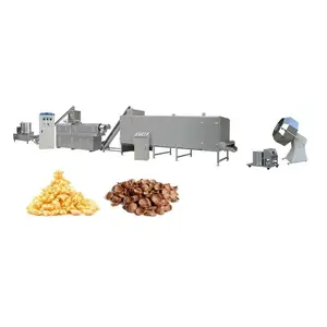 Maquina de Salgadinhos Machine Make Snack Food Extruder Machine Puff Corn Snacks Processing Equipment