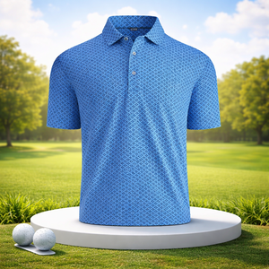 Wholesale Price Printed Sublimated Golf Business Shirt Knitted Fabric High Quality Men's Short Sleeve Polo Shirt Custom Logo