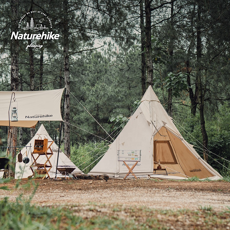 Naturehike 9.6 Outdoor Luxury Safari Glamping Family Tent