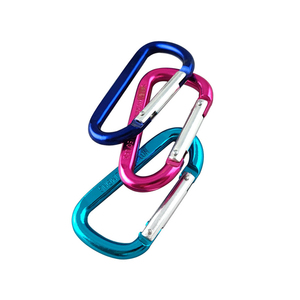 Bán Buôn 7075 Hợp Kim Nhôm Đi Bộ Đường Dài Carabiner Nhôm Khóa Leo Núi Carabiner Đầy Màu Sắc Mùa Xuân <span class=keywords><strong>Clip</strong></span> - Product Image 5
