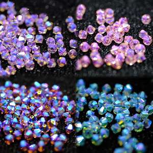 Autentico per perline di cristallo modello 5328 a forma di farfalla per cucire-su pietra Austria-Made 18 sfaccettature Multi-colore Multi-size moda - Product Image 3