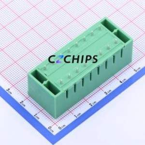 KF2EDGKVHM-5.08-2*8P Plug-in Terminal Block Through hole,P=5.08mm Board-to-Board / Socket - Closed Screw Fixing 2x8P 5.08mm - Product Image 2