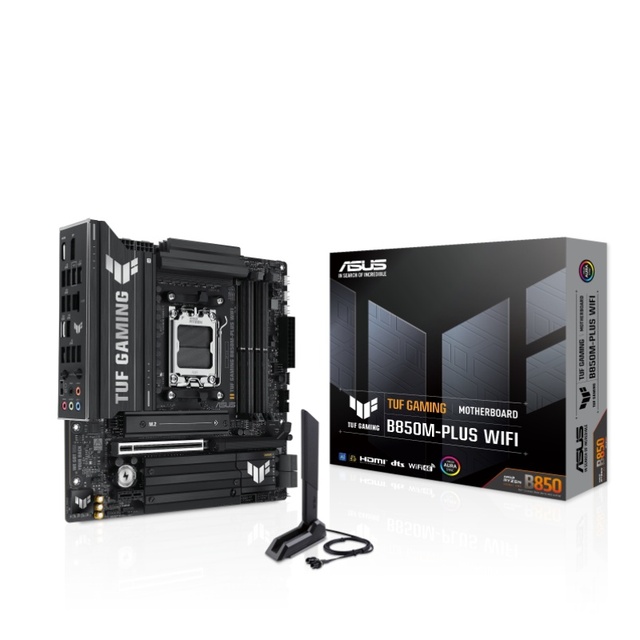 Brand new TUF Gaming B850M-PLUS WiFi AMD AM5 B850 MATX Motherboard 4 X DIMM Slots, Micro-ATX  256GB, DDR5 Wi-Fi 6 EWOL by PME