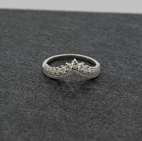 Nouvelle bague Design 925 argent Sterling solide princesse royale diadème couronne bague