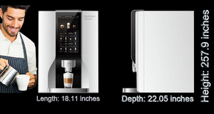 Volautomatische Koffiemachine Met 10 Talen, 9 Grinder Niveaus, En 10.1 Inch Touch Display Volautomatische Koffie Mac - Product Image 6