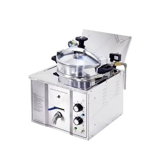 Freidora Eléctrica Comercial de 16L, de Acero Inoxidable, para Papas Fritas, <span class=keywords><strong>Pollo</strong></span> Frito, Tiendas de Snacks - Product Image 4