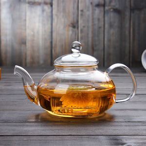 Mạnh mẽ thủy tinh borosilicate rõ ràng 400ml/600ml/800ml ấm trà Bộ ấm hơn Infuser đôi tường ly thủy tinh ấm trà Bộ - Product Image 4