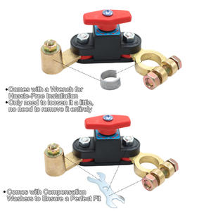 Interrupteur de déconnexion de batterie de voiture 12V 24V, disjoncteur manuel, structure en alliage de zinc, outil de déconnexion du pôle négatif, bouton sans clé - Product Image 6