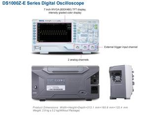 Oscilloscope numérique Rigol DS1202Z-E 200 MHz, 2 canaux analogiques, écran 7 pouces - Product Image 3