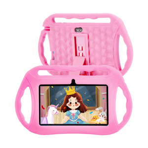 Kids <b>Tablet</b> PC <b>7</b> Inch Android 15 Wi-Fi Capacitive Screen Educational Learning Device Fashion Silicone Case Drop Resistance - Product Image 1