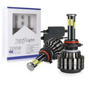 GICOO Luces LED de 6 Lados de Última Generación para Faros Delanteros de Automóvil, LED Canbus H7 H11 9005 10000lm - Product Image 2