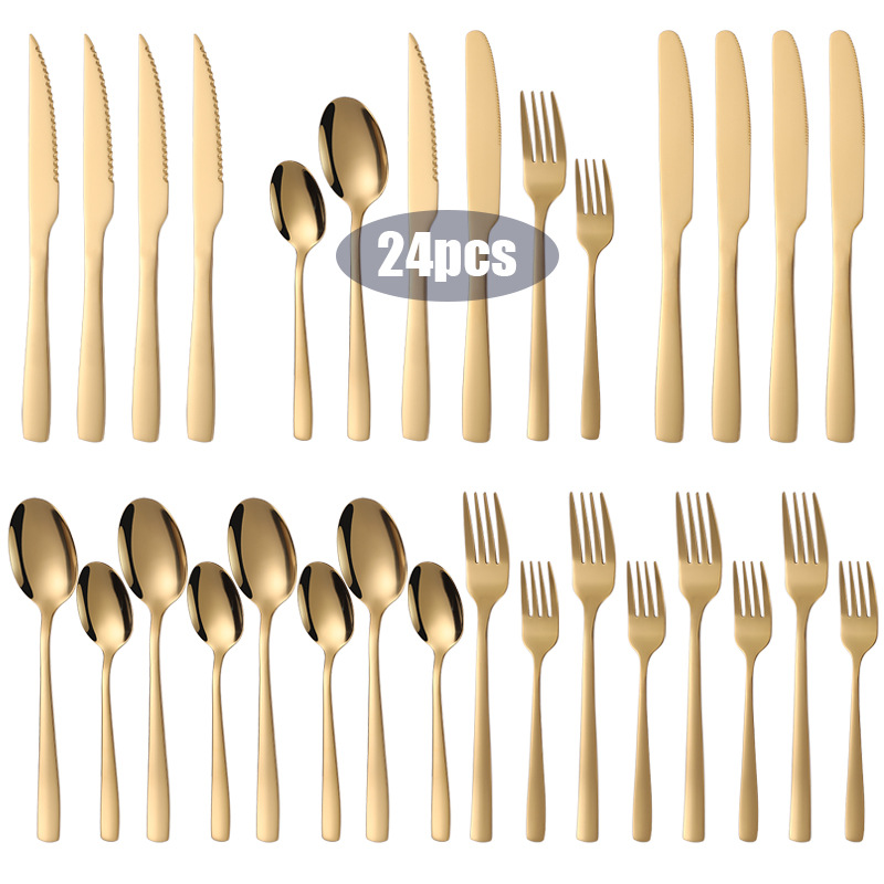 Gold 24pcs