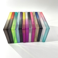 Étui pour cartes gradées, matériau TPU dégradé brillant, personnalisable OEM avec plaque acrylique, boîte pour cartes gradées BGS
