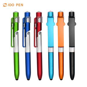 Mini bolígrafo de luz <span class=keywords><strong>LED</strong></span> 4 en 1 para smartphone, bolígrafo llavero con limpiador de teléfono, <span class=keywords><strong>Boligrafo</strong></span> OEM - Product Image 2