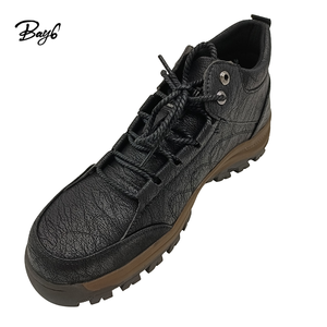 JDS resistente al desgaste <span class=keywords><strong>botas</strong></span> de seguridad de los hombres de trabajo Industrial de moda de cuero de goma gato - Product Image 1