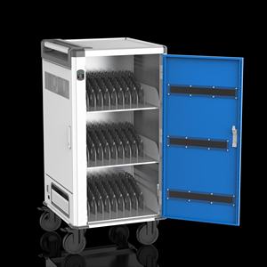 รถเข็นโลหะสำหรับการศึกษาในโรงเรียนรถเข็นโลหะชาร์จไฟได้หลายอุปกรณ์ - Product Image 1