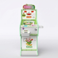 Machine de flipper verticale en bois et acrylique avec distributeur de jetons pour enfants, idéale pour les parcs d'attractions intérieurs