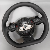 Volant sport en cuir noir personnalisé pour Audi A3 8V Q3 A4 A5 S5 B8.5 B8 TT MK2 Q3 RS7 S8 C8