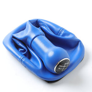 Couvre-levier de vitesses en cuir bleu FUXIN pour VW Golf 3 4 5 6 vitesses - Product Image 2