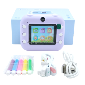 2.4 pouces 1080P 4800W selfie vidéo Type-C jouet MP3 <span class=keywords><strong>jeux</strong></span> thermique mini caméra pour enfants caméra d'impression pour enfants - Product Image 4