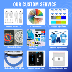 Divise da Calcio Personalizzabili con Logo, Set Completo, Maglia Sportiva Vuota per Allenamento con Maglia da Calcio e Attrezzatura da Allenamento Inclusa - Product Image 2