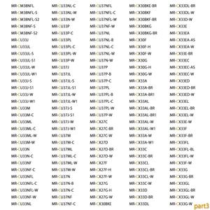 ตัวกรองน้ำสำหรับตู้เย็นที่ใช้ร่วมกันได้กับมิตซูบิชิ MRPR-51FT, MR-C33F, MR-C37D, M20CM4526, M20KY6526 - Product Image 6