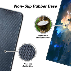 <span class=keywords><strong>Tapis</strong></span> de <span class=keywords><strong>souris</strong></span> monobloc en caoutchouc antidérapant résistant à l'usure pour le bureau et les jeux inclus. - Product Image 4