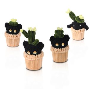 The Fluffy Friends Mini Garden <b>Kit</b> Create Cuddly Animal Planters Like Lambs Kittens with Coral Fleece Pipe Cleaners - Product Image 1