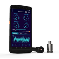 Analyseur de vibrations portatif industriel, détecteur d'état des roulements pour l'inspection des moteurs, ventilateurs, pompes et boîtes de vitesses
