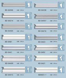 BD-84241 Guanyu Hôtel Décoration Moule Vente Chaude Mousse <span class=keywords><strong>LED</strong></span> Conceptions Fibre De Verre Gypse Plâtre Plafond Polyuréthane <span class=keywords><strong>Corniche</strong></span> - Product Image 6