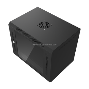 9U Wall-mounted Fiber Optic <b>Network</b> <b>Cabinet</b> for Data Center Server Rack Management - Product Image 2