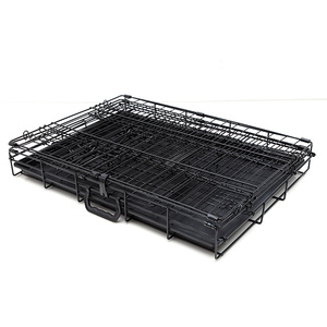 Transporteur pour animaux de compagnie en acier inoxydable chaud avec plateau boîte pour chien étanche boîte pour chien extérieure pratique chenil <span class=keywords><strong>Cage</strong></span> pour animaux de compagnie - Product Image 6