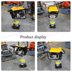 Compactador Apisonador Vibratorio CR125 para Construcción de Carreteras con Componentes Centrales de Motor - Product Image 4
